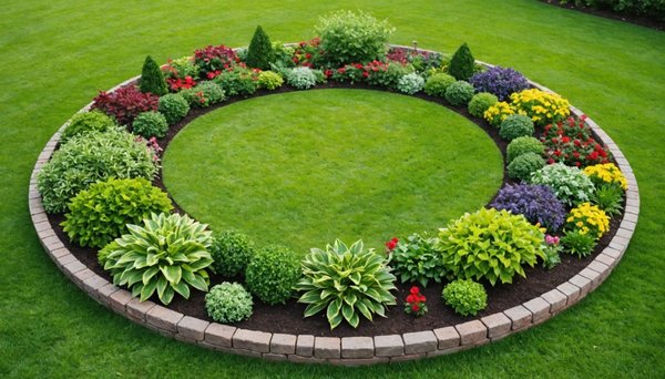 Elevate your garden aesthetics with a round garden bed